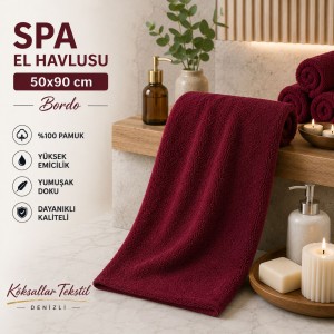 SPA El Havlusu 50x90 cm Bordo